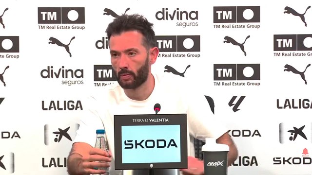 Rueda de prensa de Carlos Corberán