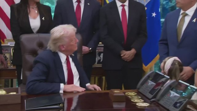 TRUMP shares HEARTWARMING moment with CHILDREN battling CANCER in the Oval Office
