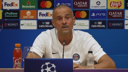 PSG - Luis Enrique : "Il y a deux à trois joueurs qui peuvent jouer ou pas"