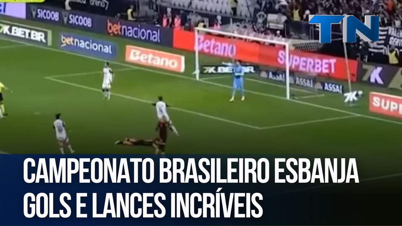 Campeonato Brasileiro esbanja gols e lances incríveis