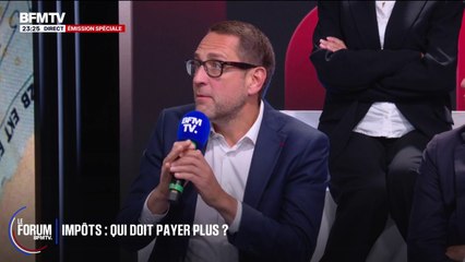 FORUM BFMTV - "Personne ne veut payer plus d'impôts", fustige Jean-Philippe Cartier, entrepreneur