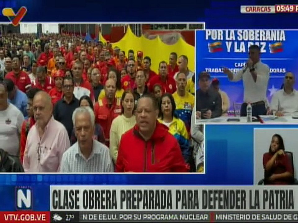 Juramentan el Consejo Nacional de la Soberanía y la Paz capítulo trabajadores y trabajadoras