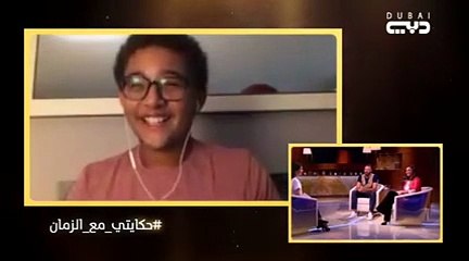 أحمد فهمي وزوجته يصدمان ابنهما على الهواء