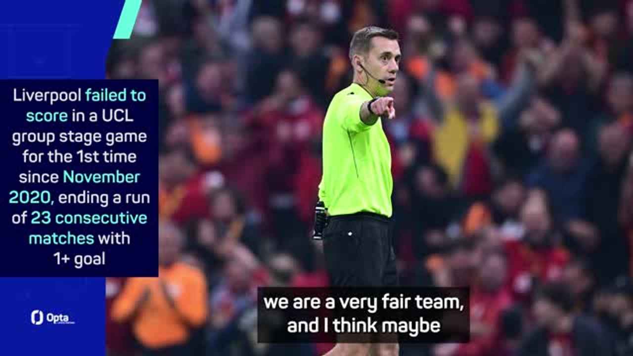 Slot questions penalty consistency after Liverpool loss at Galatasaray