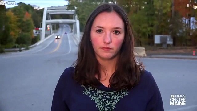 بالفيديو: مذيعة تنجو بأعجوبة من حادث تحطّم موتوسيكل وراء ظهرها