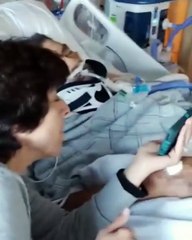 فيديو: تحت الأجهزة عجوز يرقص بعد سماعه راغب علامة