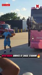 INTER MIAMI ARRIVES AT CHASE STADIUM!