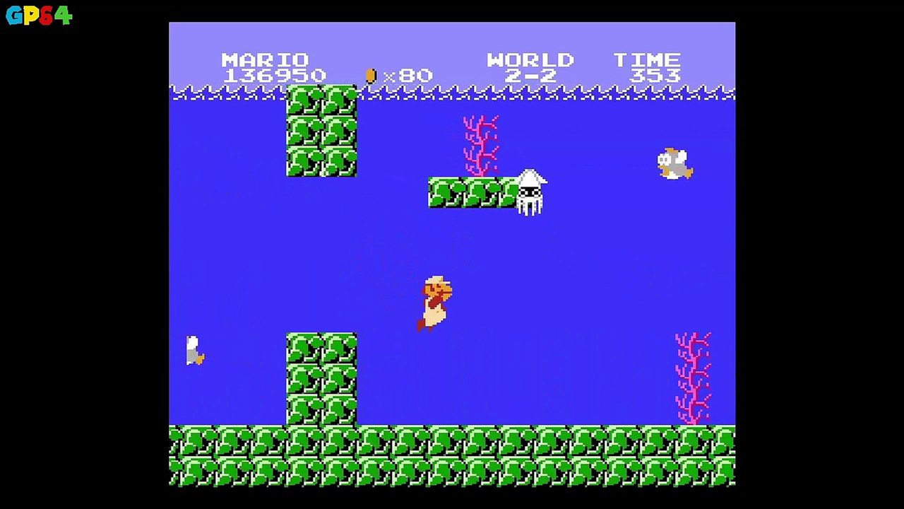 Super Mario Bros. (NES) - Epic World 2 Adventure! (part 2, gameplay)