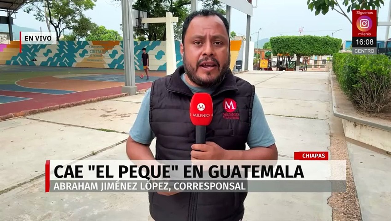 Detienen en Guatemala a 'El Peque', líder criminal del CJNG con ficha roja de INTERPOL