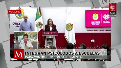 Gobierno de Veracruz planea implementar un psicólogo por cada una de sus escuelas