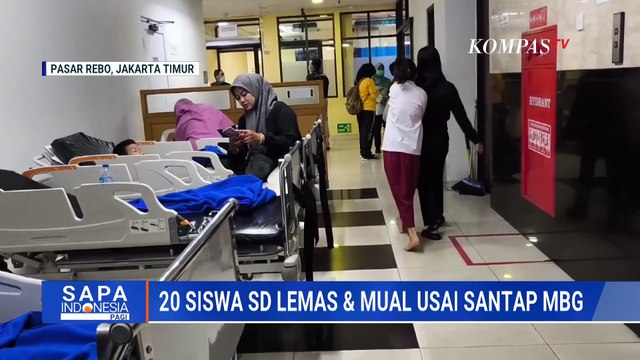 Dugaan Keracunan MBG, 20 Siswa SD di Pasar Rebo Alami Gejala Mual dan Lemas | SAPA PAGI
