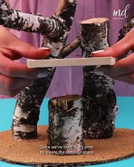 These mini-house decorations are so cute!