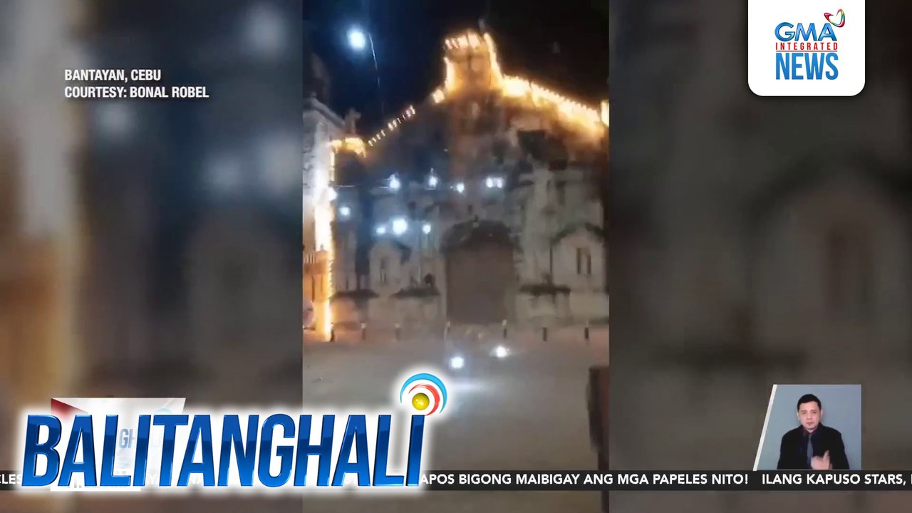 Magnitude 6.9 na lindol, yumanig sa Bogo, Cebu; kalapit-bayan nito, naramdaman din ang lakas ng lindol | Balitanghali