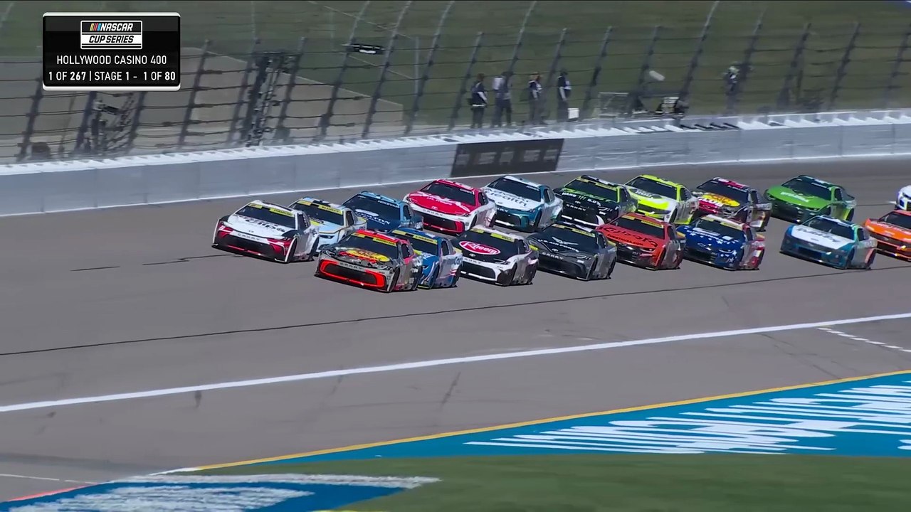ELECTRIC Playoff Finish at Kansas - 2025 NASCAR Cup Series Extended Highlights