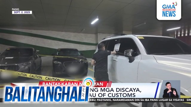 13 luxury cars ng mga Discaya, dinala sa Bureau of Customs | Balitanghali