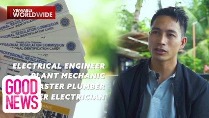 Nakulong noon, electrical engineer, plant mechanic, master plumber at master electrician ngayon! | Good News