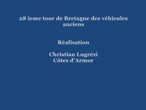 Tour de Bretagne 2008 des véhicules anciens