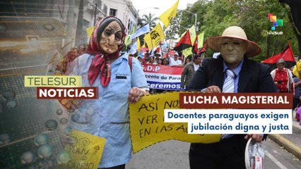 El gobierno de Santiago Peña quiere aumentar la edad jubilatoria de los docentes