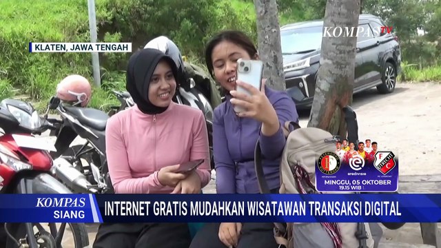 Internet Gratis di Wisata Jawa Tengah Mudahkan Wisatawan Transaksi Digital |KOMPAS SIANG