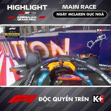 K+SPORT2 HD | Formula 1 Qatar Airways Azerbaijan Grand Prix 2025 : Main Race