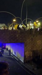 Los manifestantes por Gaza lanzan cócteles 'McGyver' en Barcelona