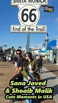 Sana Javed & Shoaib Malik in USA #shortsfeed #shortsfeed #shorts