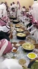 بالفيديو: أول وليمة زواج بدون لحوم في السعودية