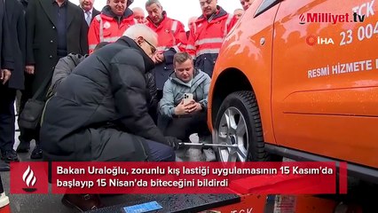 Zorunlu kış lastiği uygulamasında tarih değişti