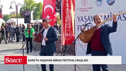 Kars'ta yaşayan miras festivali başladı