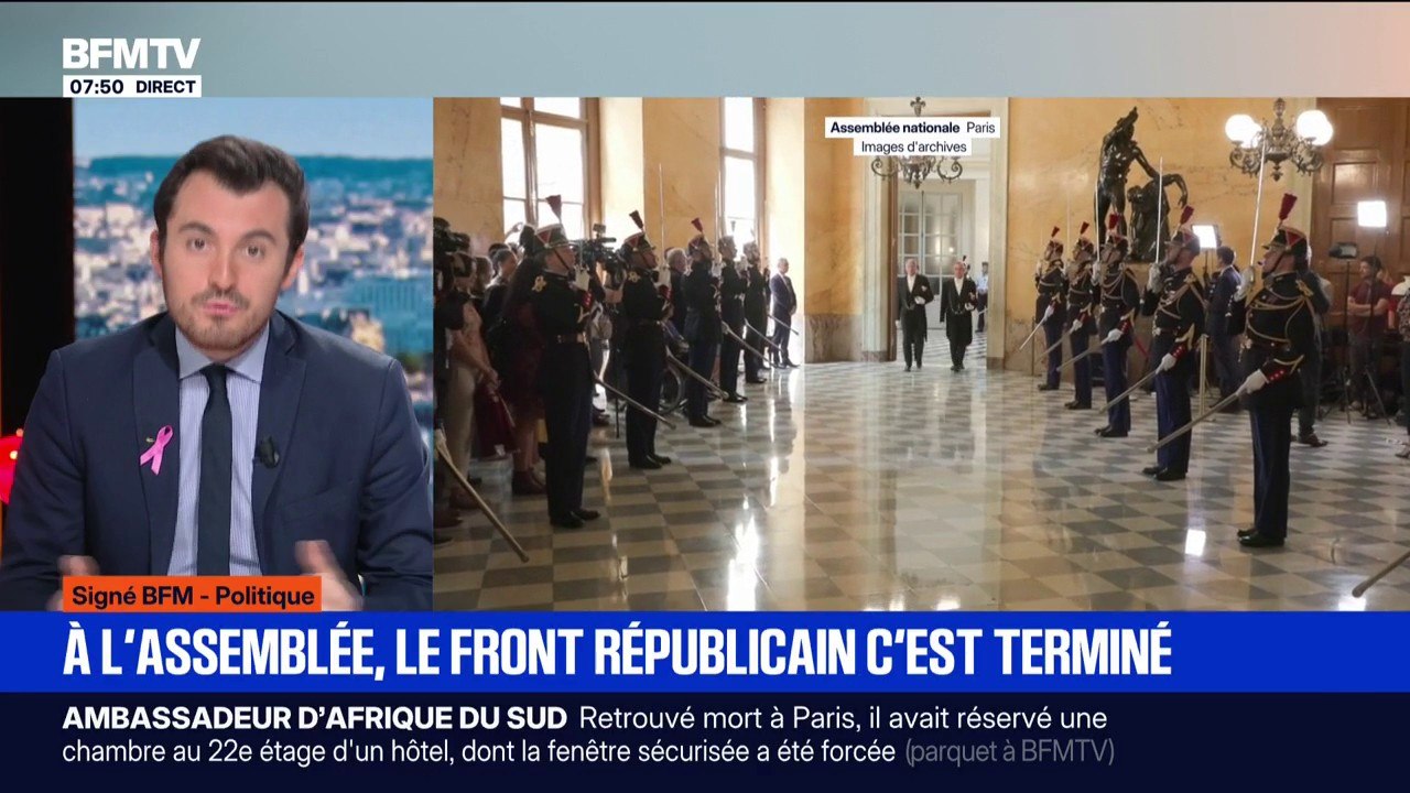 SIGNÉ BFM - "Les postes clés de l'Assemblée sont remis en jeu dans l'hémicycle"