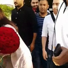 شاهدي ماذا فعلت شيرين عبد الوهاب لحظة وصولها إلى جدّة