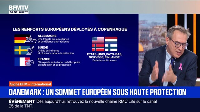 SIGNÉ BFM - Plusieurs pays déploient du matériel anti-drone au Danemark à l'approche du sommet européen de Copenhague