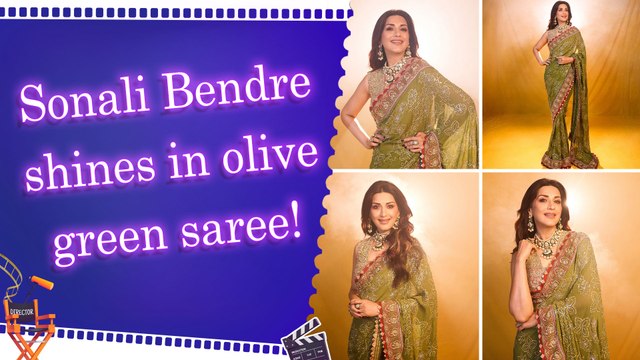 Sonali Bendre's saree look complimenting festive fashion goals, actress shares beautiful glimpses