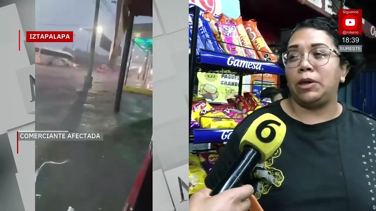 En Iztapalapa, comerciantes de muebles pierden su patrimonio por las lluvias