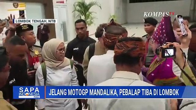 Pebalap MotoGP Tiba di Lombok, Siap Adu Cepat di Sirkuit Mandalika 3-5 Oktober 2025