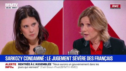 "Je suis favorable à ce qu'on pose la question de la détention et de l'exécution provisoire", confie Yaël Braun-Pivet