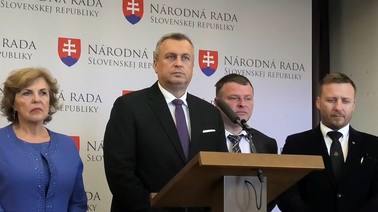 ZÁZNAM: TK A.Danka k aktuálnym parlamentným témam