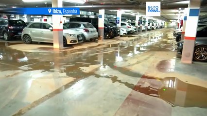 Recorde de chuva em Ibiza: graves inundações, derrocadas e escolas encerradas