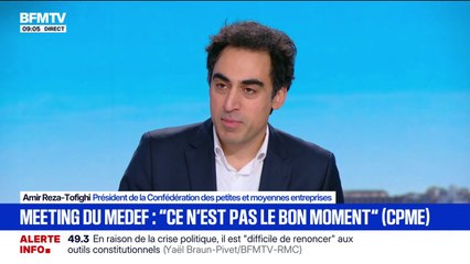 Taxe Zucman: "Une erreur fondamentale", pour Amir Reza-Tofighi, président de la CPME