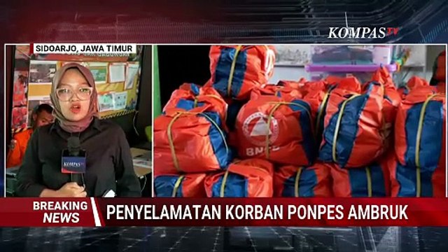 [LIVE] Update Upaya Evakuasi Korban Ponpes Ambruk, 38 Orang Masih Terjebak di Tengah Reruntuhan