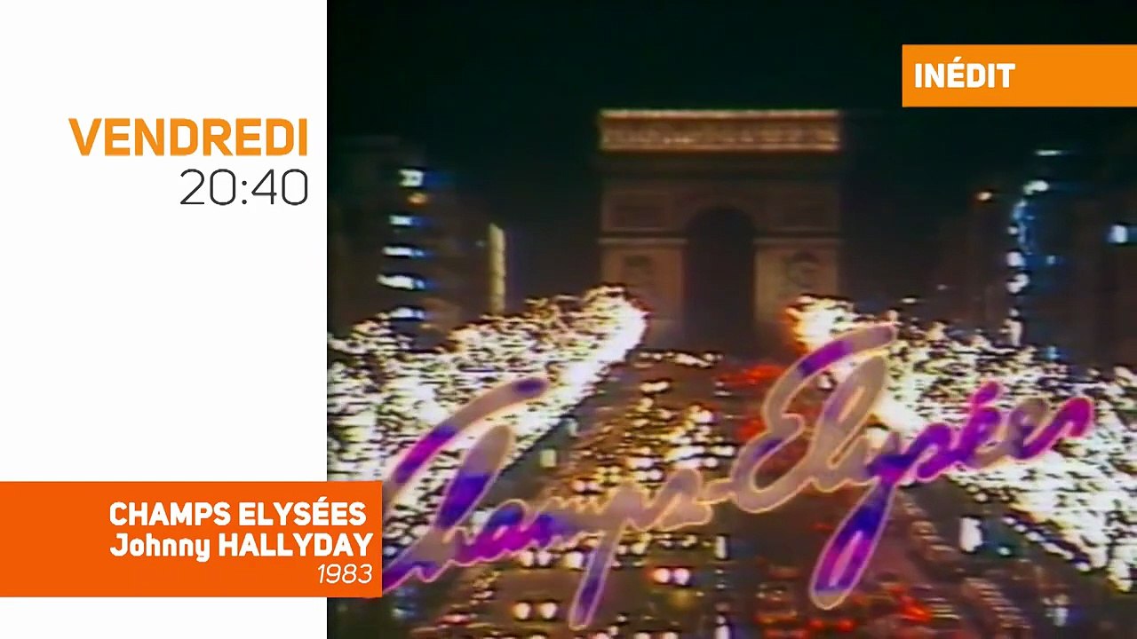 Johnny Hallyday – Bande-annonce Champs-Élysées (15 octobre 1983) – Extrait diffusé le 4 décembre 2019