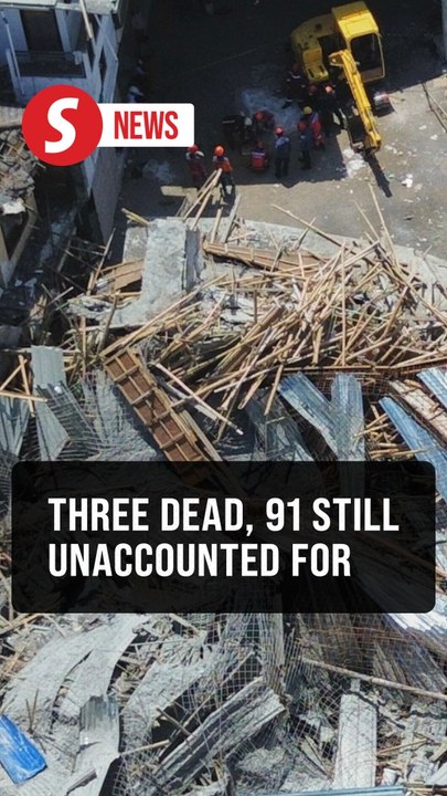 Rescuers race to find students trapped in collapsed Indonesian school