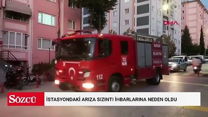 İstasyondaki arıza sızıntı ihbarlarına neden oldu