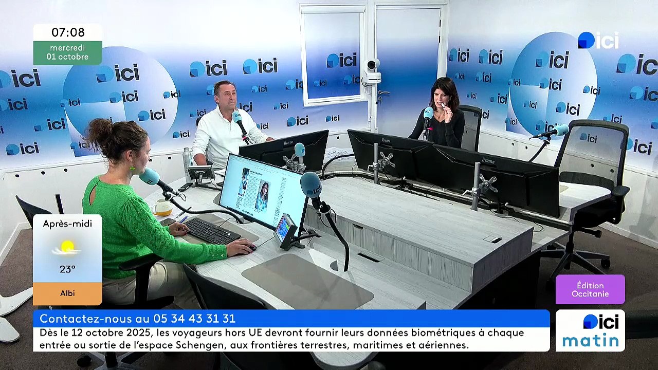 01/10/2025 - ici matin par ici Occitanie en vidéo
