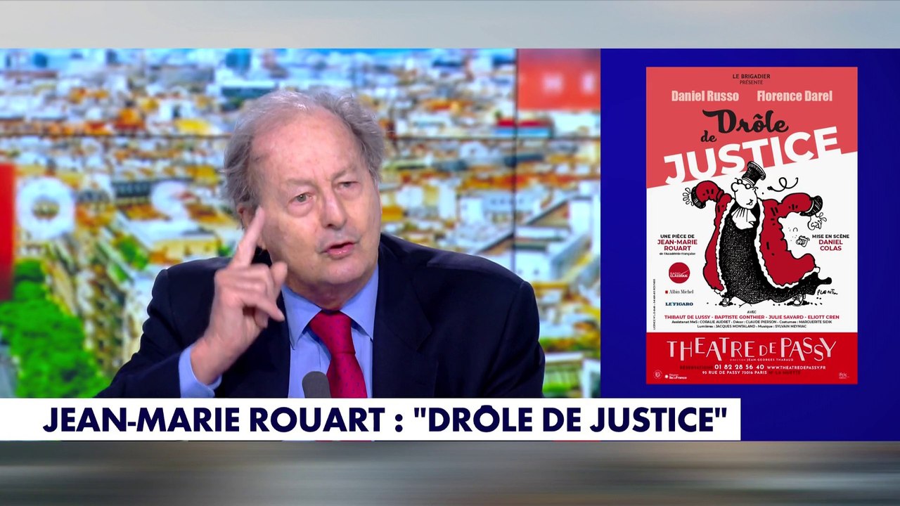 Jean-Marie Rouart : «Je reproche à la justice, c'est très souvent elle n'est pas légale»