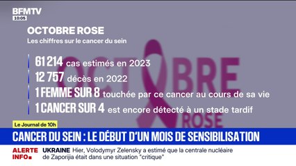 Octobre rose: début du mois de sensibilisation à la lutte contre le cancer du sein