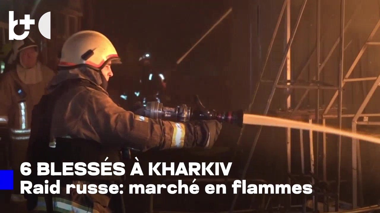 Une attaque aérienne russe blesse six et déclenche des incendies à Kharkiv, selon l'Ukraine