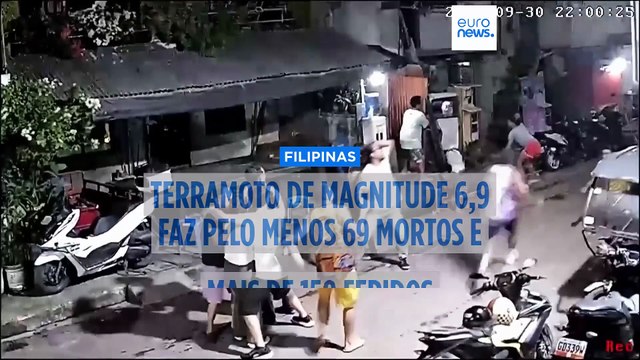 Filipinas: forte sismo faz pelo menos 69 mortos