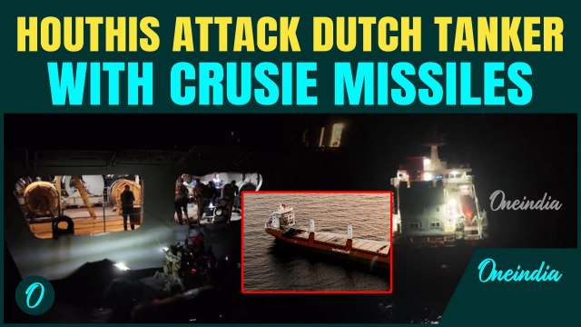 Houthis Strike Dutch Tanker MV Minervagracht with Cruise Missile – Ship Sinking Footage Out