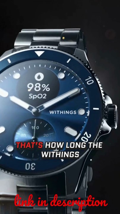 The Smartwatch You Won’t Need to Charge Every Night